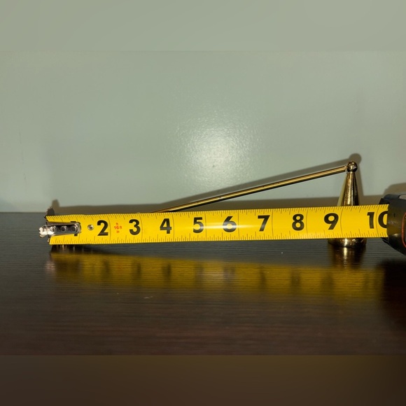 Golden Brass Candle Snuffer Ralph Lauren Christmas Asthenic - Picture 8 of 8